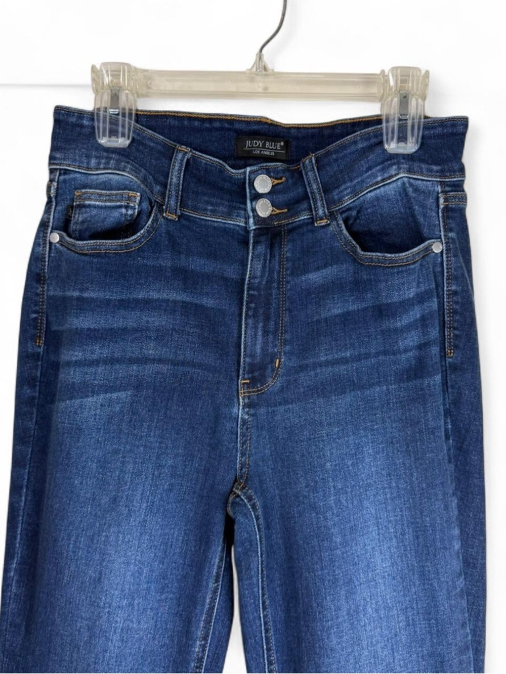 Judy Blue Boot Cut Jeans Women’s Size 11/30 Dark Wash Stretch High Rise - Picture 3 of 7